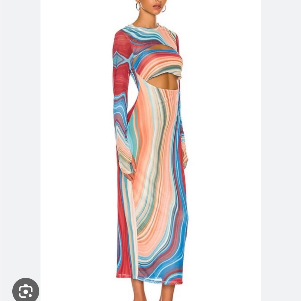 AFRM Dress with Long Sleeve Top